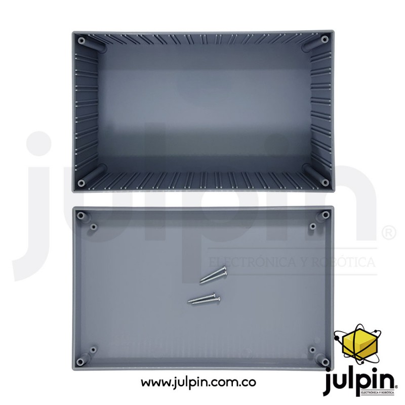 Caja o gabinete plástico - Julpin Electrónica.