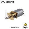 (6V) Motor N20 con caja reductora de 500 RPM