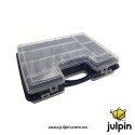 Caja repuestera tipo maletín de doble tapa