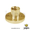 Tuerca de 4 hilos para tornillo trapezoidal de 8mm
