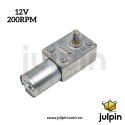 (12V-200RPM) Motor con caja reductora