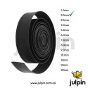 1 metro de termoencogible negro de 2mm
