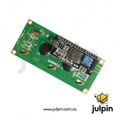 Pantalla LCD 2x16 con interfaz I2C