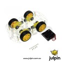 Chasis 4WD en acrílico con accesorios