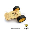 Mini chasis 2WD en acrílico con accesorios