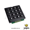 Teclado 4x4 con teclas de plástico