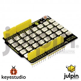Shield o escudo 40 RGB LED 2812 matriz de píxeles Shield o escudo 40 RGB LED 2812 matriz de píxeles