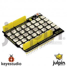 Shield o escudo 40 RGB LED 2812 matriz de píxeles