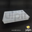 Caja repuestera con 17 compartimentos