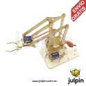 Kit brazo robótico de madera (con servos)