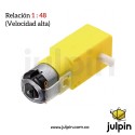 (3V - 12V) Motoreductor De Doble Eje Con Relación 1:48 (giro rápido)
