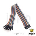 20 puentes de 30cm hembra-hembra