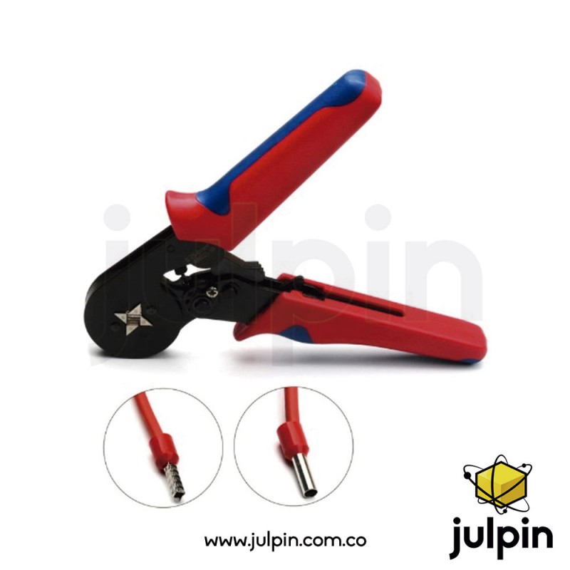 Ponchadora para terminales de pin hueco o canutillo
