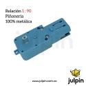 Motoreductor DC con piñonería metálica y relación 1:90