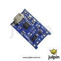 Cargador de batería de lítio 18650 1A TP4056 con conector Micro USB