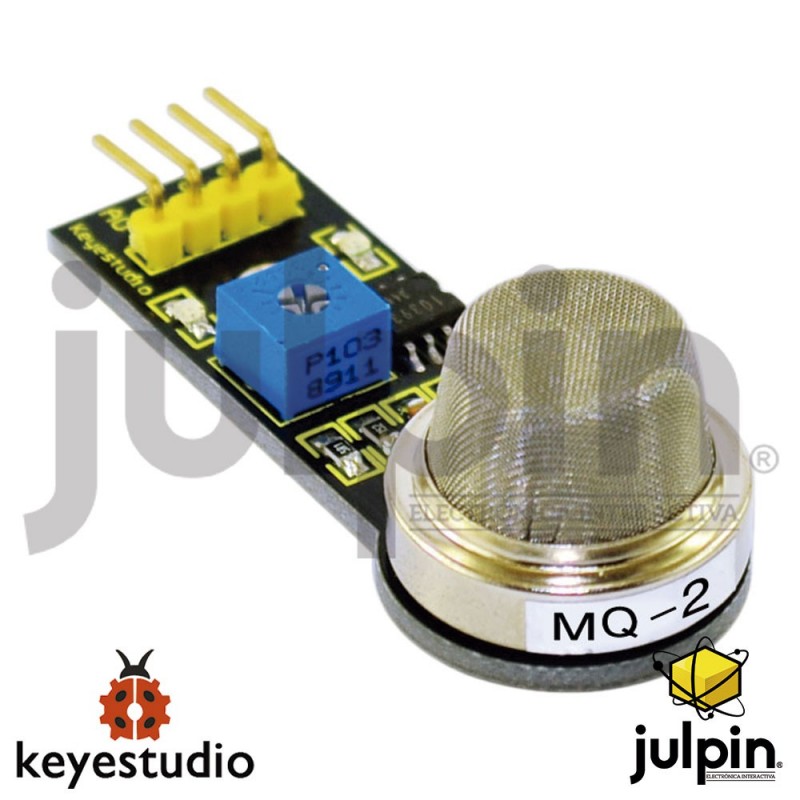 Módulo Sensor analógico de Gas (MQ-2) para ARDUINO