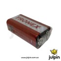 Pila cuadrada de manganeso, de 9V marca TRONEX 9V