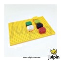 Kit de 6 mini protoboards de 25 puntos con placa de montaje