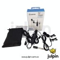 Micrófono de doble solapa para celulares, PC y video cámaras