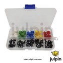 Set de 25 botones pulsadores