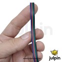 Cable de conexión tira led RGB de 4 lineas (1 metro)