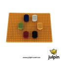 Kit de 6 mini protoboards de 25 puntos con placa de montaje