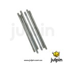 Eje de 2mm × 50 mm con extremos estriados