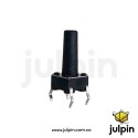 Pulsador táctil momentáneo 6 × 6 × 13 mm de 4 pines DIP