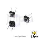 Pulsador táctil momentáneo 6 × 6 × 5 mm de 2 pines DIP
