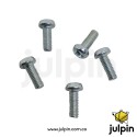 Set x 5 Tornillos milimétricos M3×8mm con cabeza redonda de estría