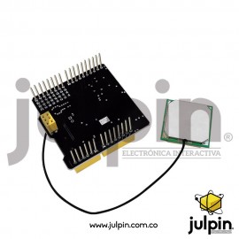 Escudo con protoboard de montaje para tarjeta MEGA