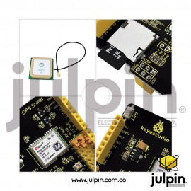 Escudo con protoboard de montaje para tarjeta MEGA