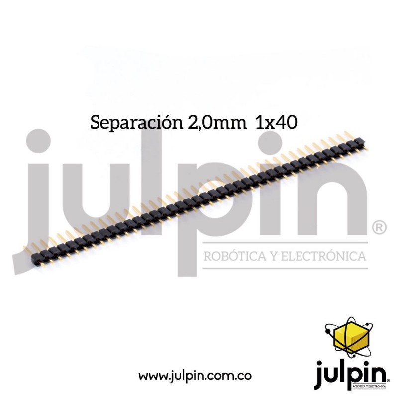 Regleta x 40 pines macho.