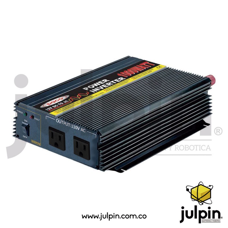 Inversor de corriente de 1000W.