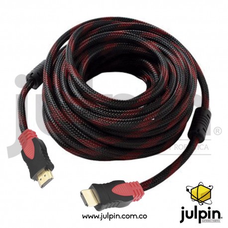 Cable Hdmi 3 Metros Macho Macho Cubierta Nylon Full Hd 1080p