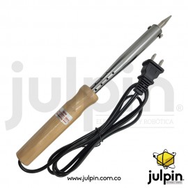 Cautín de 80W con mango de madera
