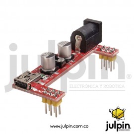Módulo de alimentación 3.3~5V DC para breadboard (protoboard)