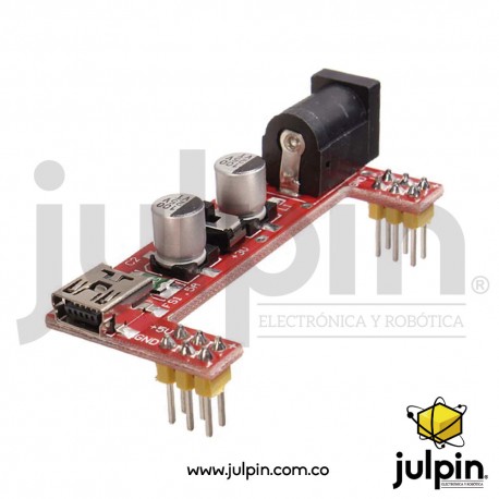 Módulo de alimentación 3.3~5V DC para breadboard (protoboard)