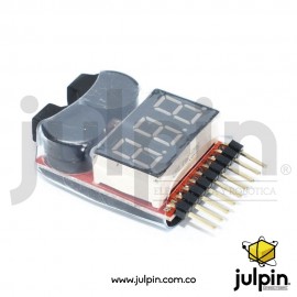 Probador de carga para baterías LiPo de 1 a 8 Celdas 
