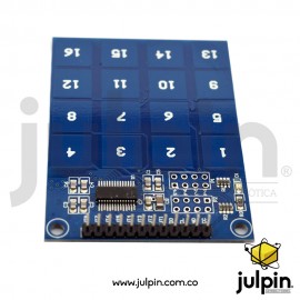 Teclado táctil de 16 botones