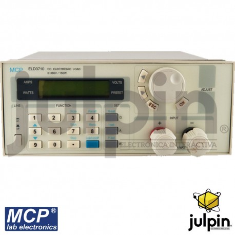 Medidor de carga DC programable. marca MCP