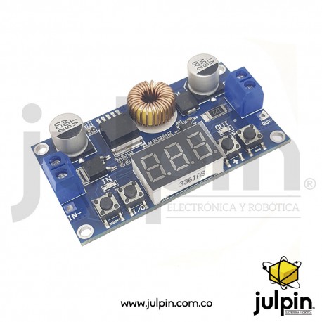 Convertidor reductor ajustable DC-DC