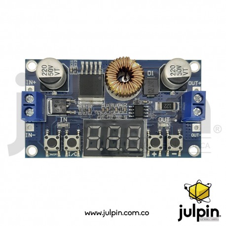 Convertidor reductor ajustable DC-DC