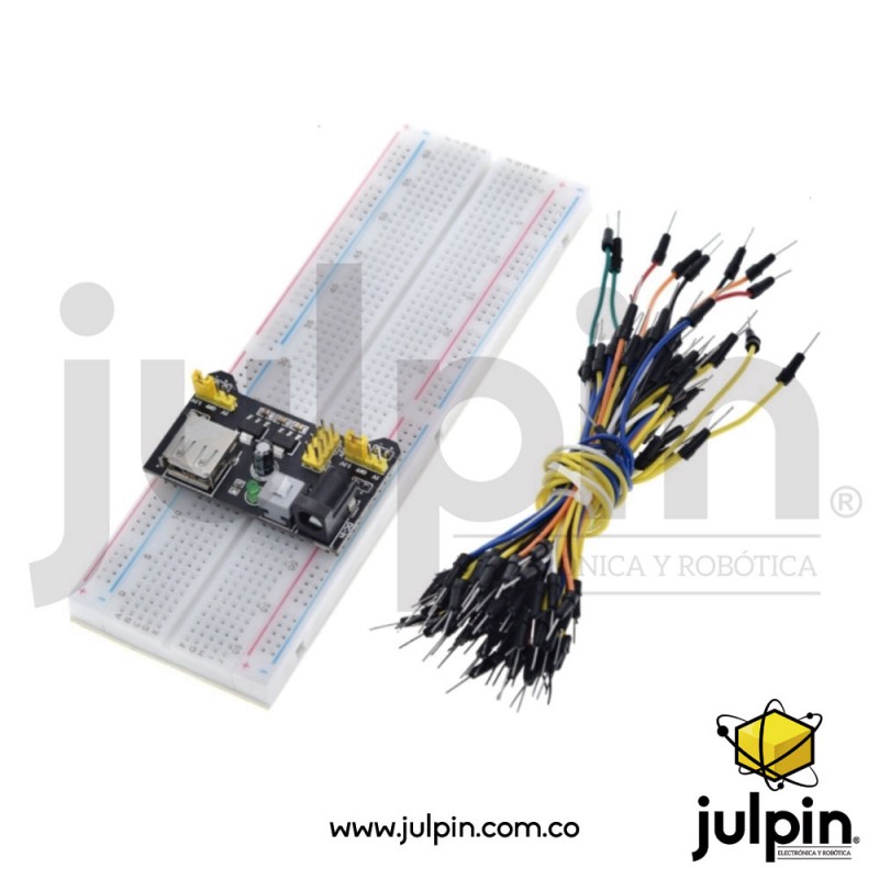 Kit de montaje de circuitos.