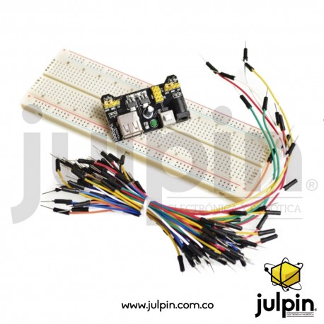 Kit de montaje de circuitos.