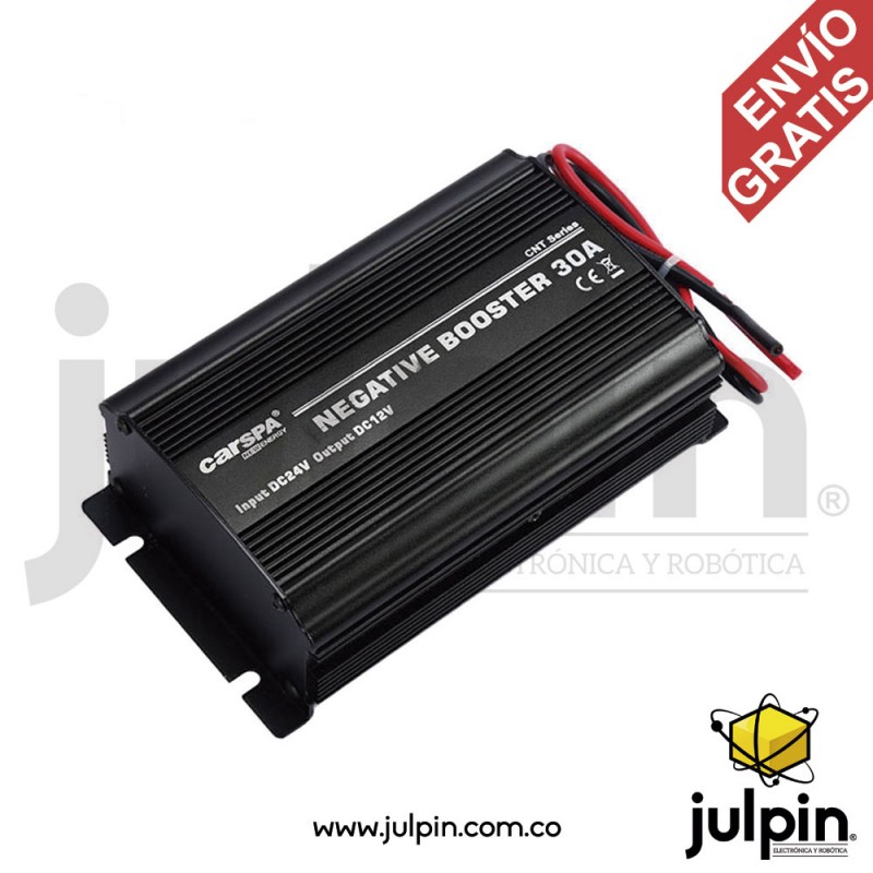 Convertidor de voltaje DC/DC de 24V a 12V (30A)