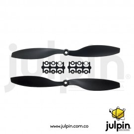 Hélice de 256mm de 2 aspas