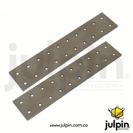 1 Par de tableros o placas de acero perforado