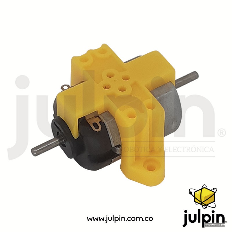 1 Par de bloques o soportes plásticos para motor R130