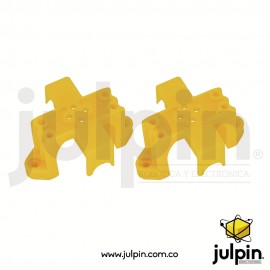 1 Par de bloques o soportes plásticos para motor R130